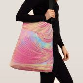 Sac Ajustable Elégante couleur jaune rose Abstrait (De près)