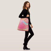 Sac Ajustable Elégante couleur jaune rose Abstrait (Sur le modèle)