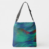 Sac Ajustable Elégante couleur verte Abstraite (Dos)