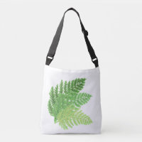 Élégante fougères vertes feuilles de bois