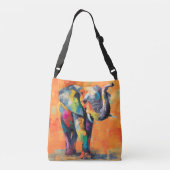Sac Ajustable Eléphant arc-en-ciel Abstrait (Dos)