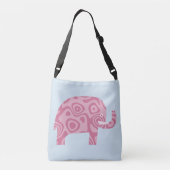 Sac Ajustable Eléphant rose (Dos)