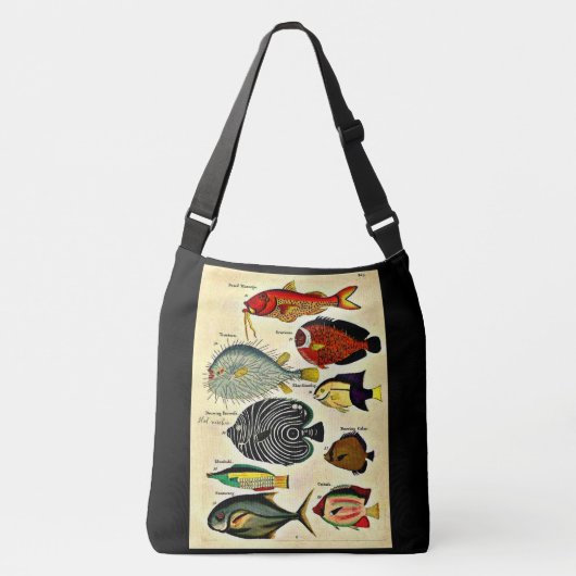 Sac Ajustable empreinte de poisson (Devant)