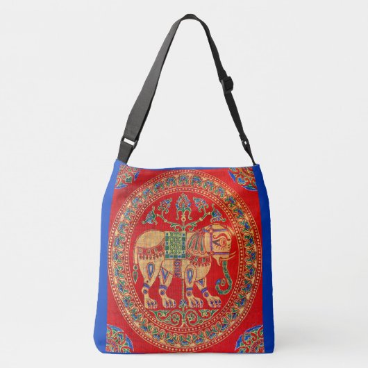 Sac Ajustable Empreinte d'éléphants d'Inde orientale (Dos)