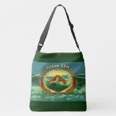 Sac Ajustable Empreinte étiquette cigare de sirène Ocean Gem (Dos)