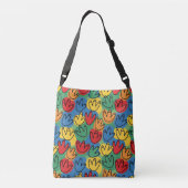 Sac Ajustable Empreintes de dinosaures colorées (Dos)