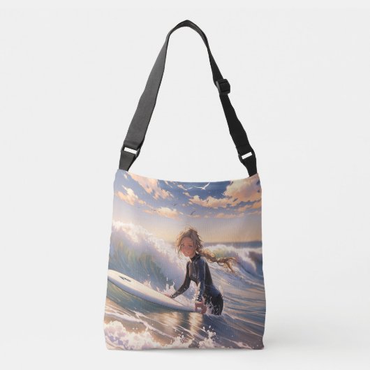 Sac Ajustable En route pour attraper une vague (Devant)
