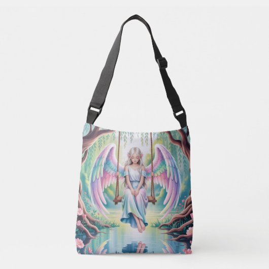 Sac Ajustable Enchanter une fille ange sur une aile (Devant)