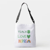 Sac Ajustable Enseigner Amour Inspirer Saint-Patrick Shamrock En (Dos)