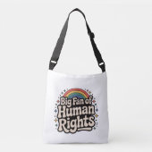 SAC AJUSTABLE EQUALITY HUMAN RIGHTS CROSS BODY BAG (Devant)