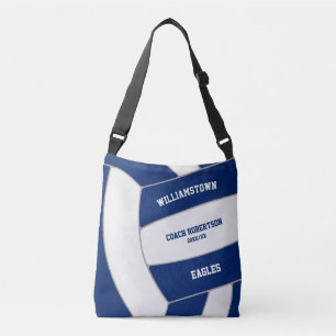 Sac Ajustable équipe de volley-ball bleu blanc couleurs cadeaux