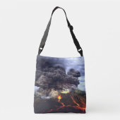 Sac Ajustable Éruption du volcan sur la montagne (Dos)