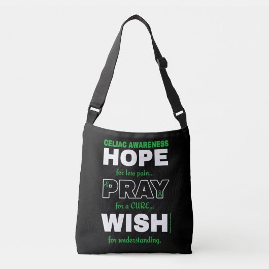 Sac Ajustable Espère Prière Souhaite...Céliaque (Devant)