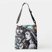 Sac Ajustable Esprit d'été - Beauté & Loups (Dos)