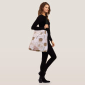 Sac Ajustable Esthétique Floral Mauve (Sur le modèle)
