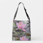 Sac Ajustable Étang Nénuphar rose personnalisé (Dos)
