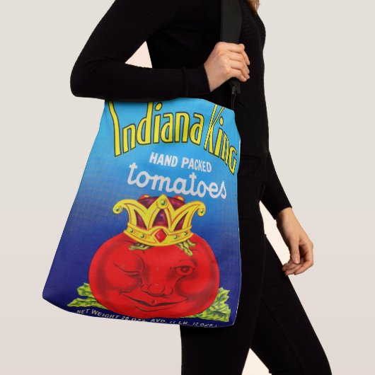 Sac Ajustable Étiquette de tomates Indiana King (De près)