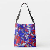 Sac Ajustable Étoiles rouges blanches et bleues (Dos)