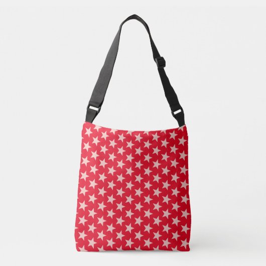 Sac Ajustable Étoiles sans couture motif blanc transparent 2 (Devant)