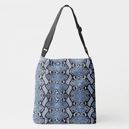 Sac Ajustable Exotic Blue Denim Python Snakeskin (Dos)