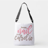 Sac Ajustable Faire un clou est mon cardio, l'art de l'ongle, le (Devant)