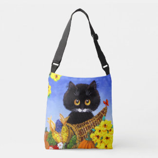 Sac Ajustable Fall Thanksgiving Black Cat