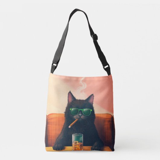 Sac Ajustable Fancy Chat Boire Whiskey (Dos)