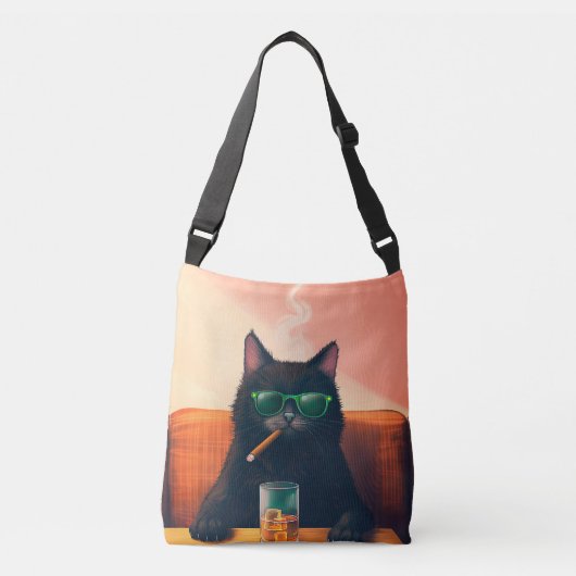 Sac Ajustable Fancy Chat Boire Whiskey (Devant)