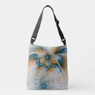 Sac Ajustable Fantaisie abstraite et aérienne d'art fractal avec