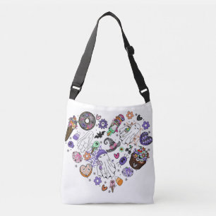 Sac Ajustable Fantômes d'Halloween et Citrouille Clipart forme C
