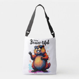 Sac Ajustable Feeling Beaver-tiful - Funny Beaver Graphic