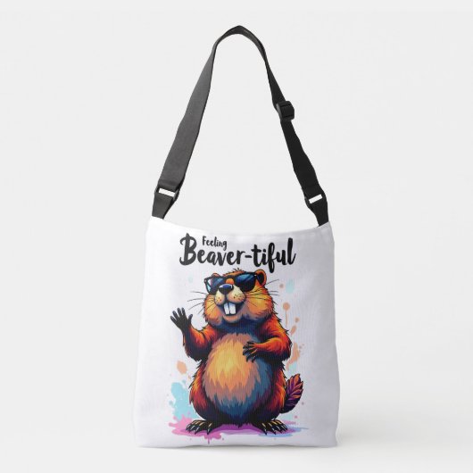 Sac Ajustable Feeling Beaver-tiful - Funny Beaver Graphic (Devant)