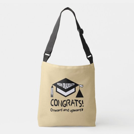 Sac Ajustable Félicitations, diplômé 2024 ! (Devant)