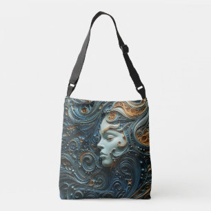 Sac Ajustable Femme au Clair de Lune en Art 3D