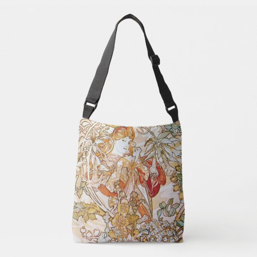 Sac Ajustable Femme d'Alphonse Mucha avec un art Nouveau de (Devant)