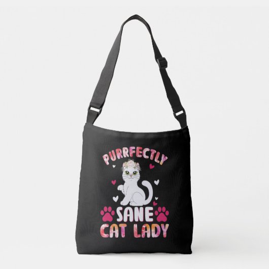 Sac Ajustable Femme De Chat De Voie Parfaitement Sane (Devant)