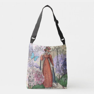 Sac Ajustable Femme victorienne à la mode rouge colorée