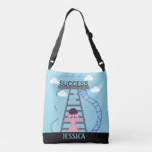 Sac Ajustable Femme Violet en Bâtonnets Cherche le Succès : (Dos)