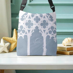 Sac Ajustable Fenêtre Gothique Classique Élégante Typographie Bl