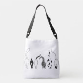 Sac Ajustable Fesses de chat (Dos)