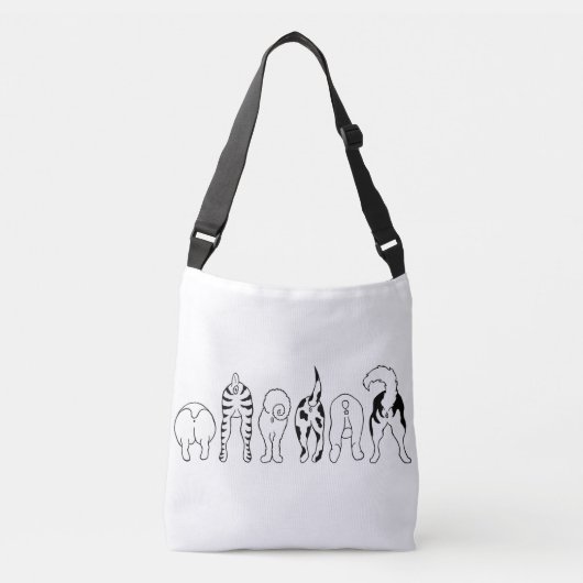 Sac Ajustable Fesses de Chien (Devant)
