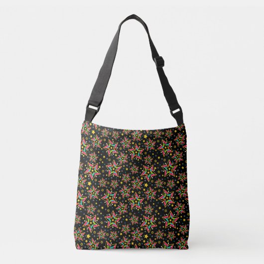 Sac Ajustable Festive Bright Merry Holiday Star (Devant)