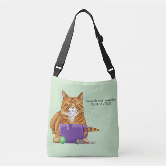 Sac Ajustable Fête de la mère de la mère du meilleur chat (Devant)