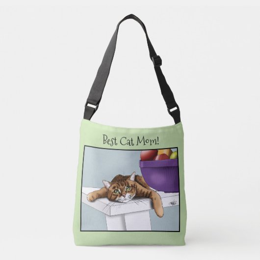 Sac Ajustable Fête des mères Orange Tabby Cat (Devant)