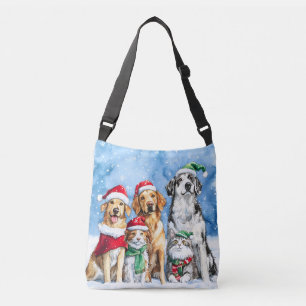 Sac Ajustable Fête des Pattes enneigées Mignonnes Animaux de Noë