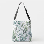 Sac Ajustable Feuillage Feuille vert Motif feuille rustique (Dos)