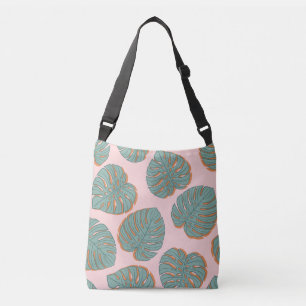 Sac Ajustable Feuille de Monstera : Motif Vintage tropical