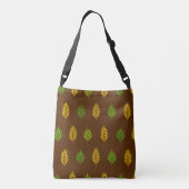 Sac Ajustable Feuilles brunes, dorées et vertes (Dos)