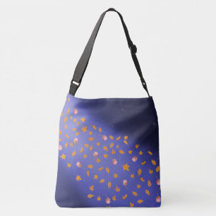 Sac Ajustable Feuilles d'automne et ciel de nuit Rose