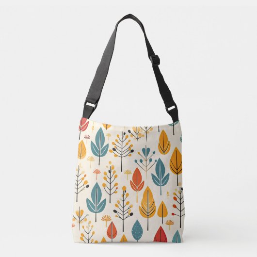 Sac Ajustable Feuilles d'automne rétro Feuilles d'automne Motif (Devant)